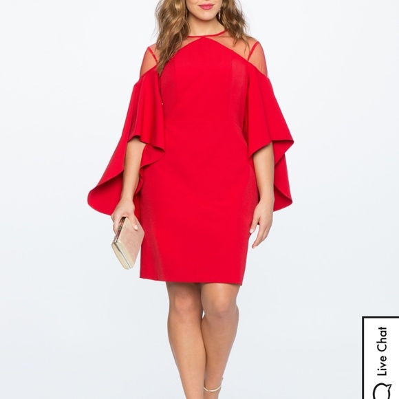 Eloquii Dresses & Skirts - 🌟Host Pick 7/3🌟 ELOQUII Drama Sleeve Dress
